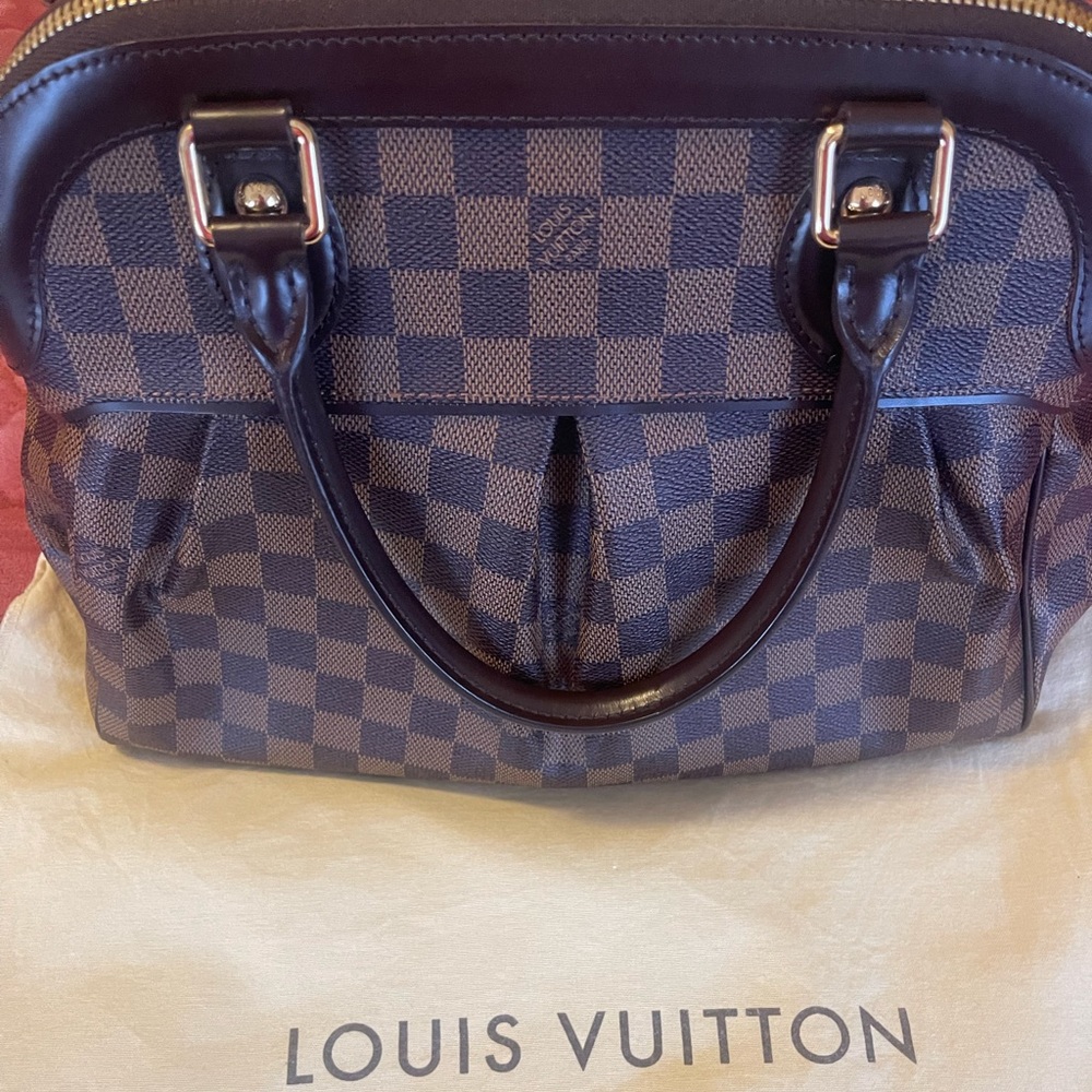 Authentic Louis Vuitton Damier Ebene Trevi PM